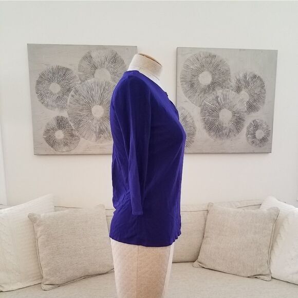 BOSS Epina Purple Top sz Small. - Picture 4 of 7